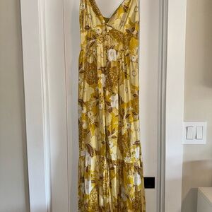 Abercrombie & Fitch Yellow Floral Dress
